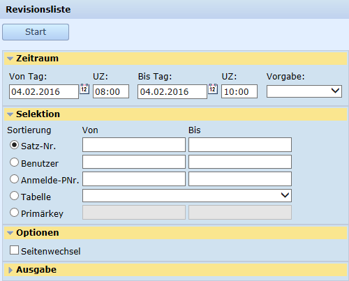 Revisionsliste